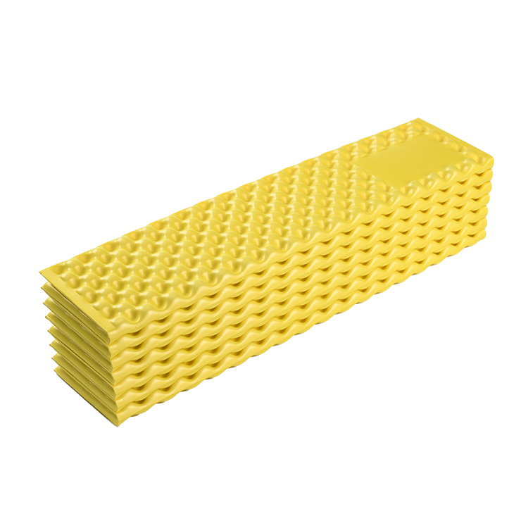 Yellow Folding Yoga Mat