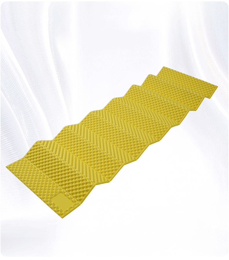 Yellow Folding Yoga Mat